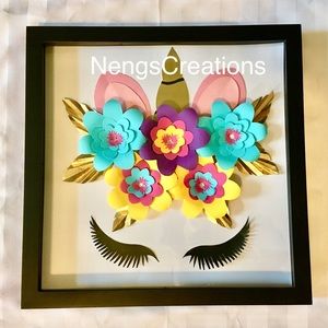 Unicorn in Shadow box